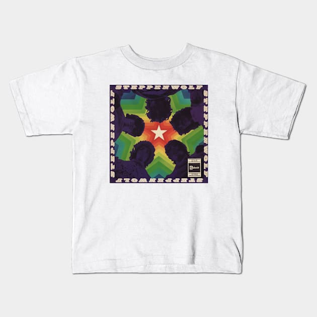 Steppenwolf The Second Album Cover Kids T-Shirt by chancgrantc@gmail.com